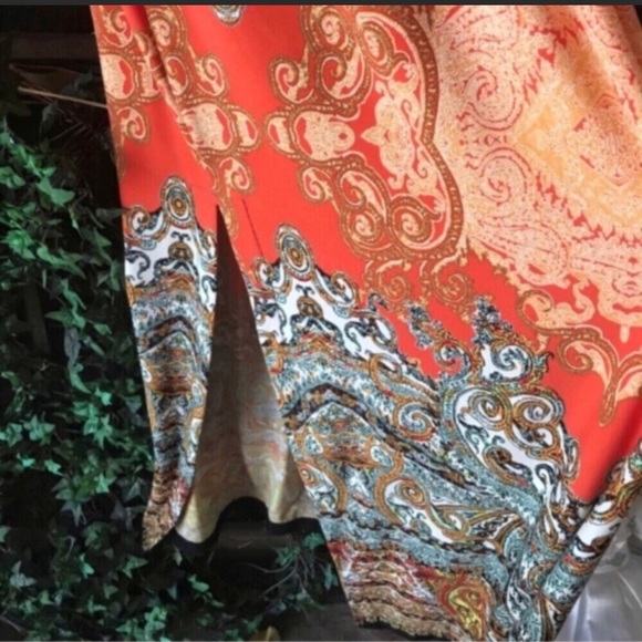 🔥DONNA MORGAN🔥BOLD PRINTED MAXI DRESS🔥 - Picture 6 of 7